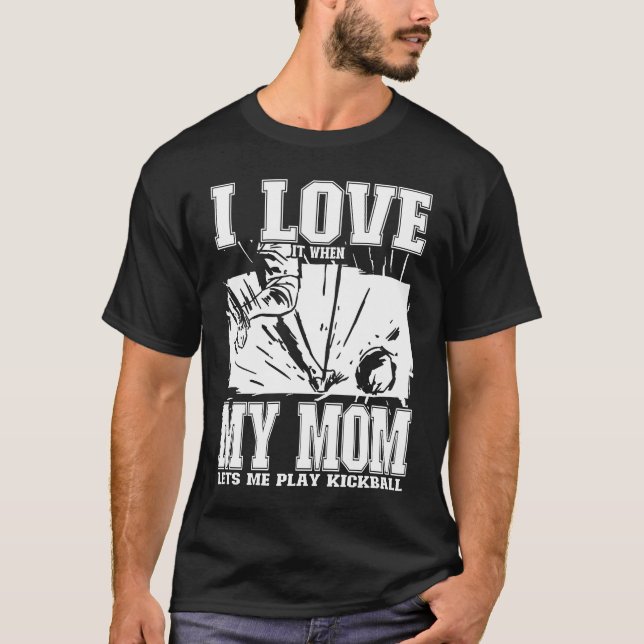 Kickball Player Kids T Shirt (Framsida)