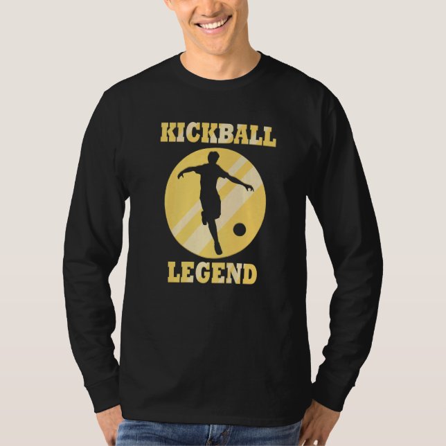 Kickball Player Say Kickball Training T Shirt (Framsida)