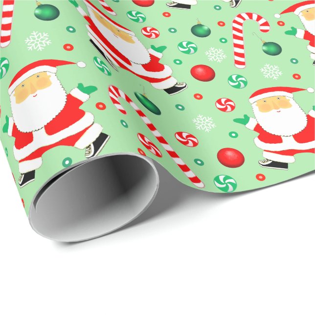 Kickball Sport Julpresent Presentpapper (Rullad Hörn)