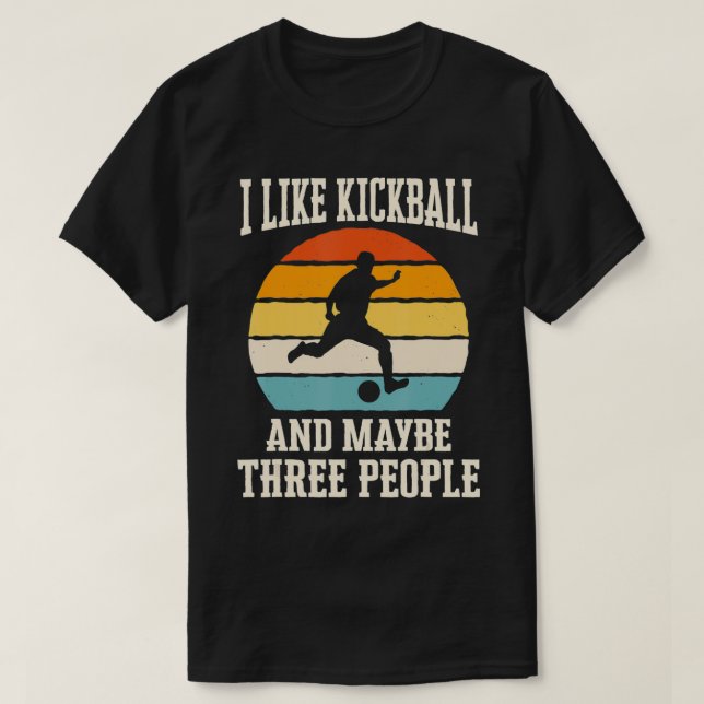 Kickball Sports T Shirt (Design framsida)