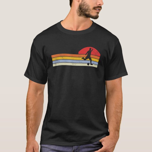 Kickball Vintage Kickball Player T Shirt (Framsida)