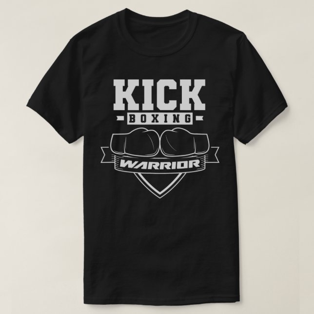 Kickboing Warrior Kickbo Kickboer Kick Boing  T Shirt (Design framsida)