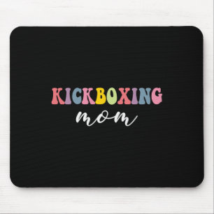 Kickboxande mamma rolig snygg kampsportälskare Sp Musmatta