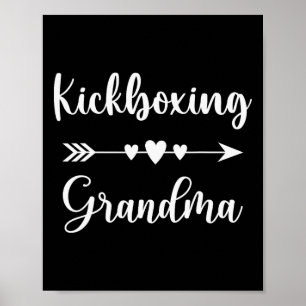 Kickboxande Mormor Kickboxande Fans Kickboxande Mo Poster