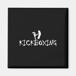 Kickboxare Kickboxning Kampsport Boxning Mma Sparr Magnet