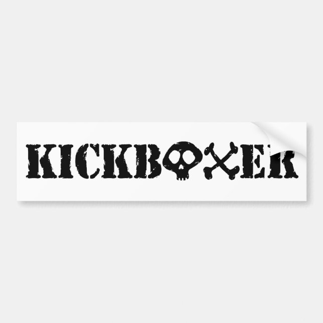 Kickboxer Bildekal (Framsidan)