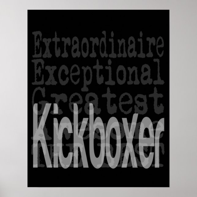 Kickboxer Extraordinaire Poster (Framsidan)