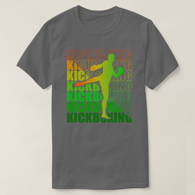 Kickboxer Martial Arts Kickboxing 32 T Shirt (Design framsida)