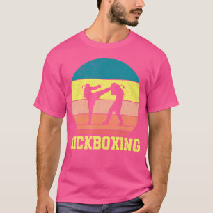 Kickboxer Silhouette Mma Kickboxing Muay Thai Kärl T Shirt