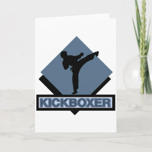 Kickboxerblått diamant helgkort