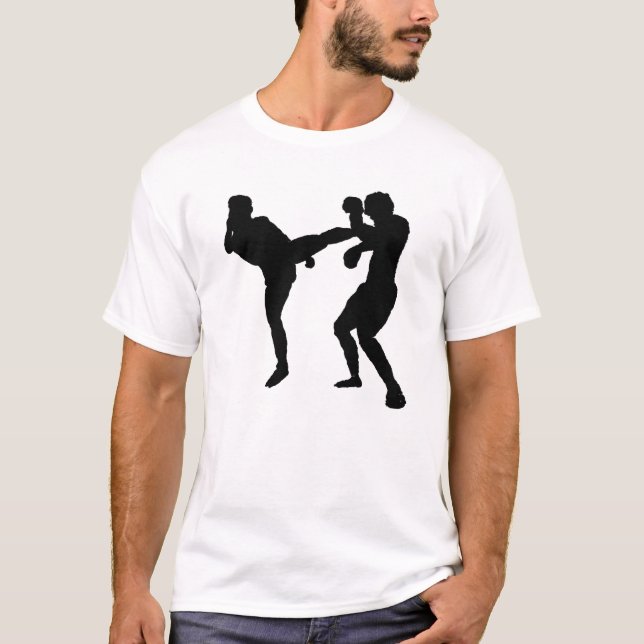 kickboxert-skjorta tee (Framsida)