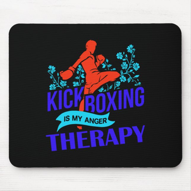 Kickboxing är min ilska terapi Martial Arts Fight Musmatta (Framsidan)