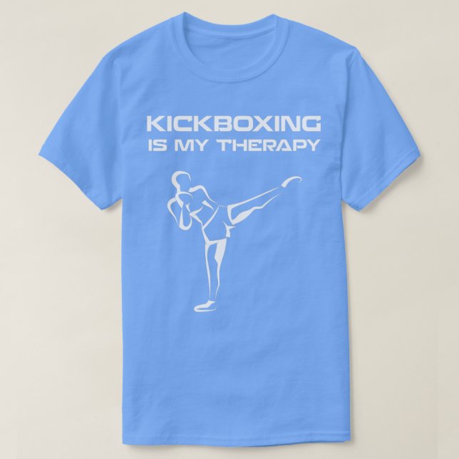 kickboxing är min terapi 2 t shirt (Design framsida)