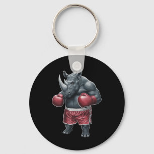 Kickboxing Boxing Boxer Rhino Workout Muay Thai Rh Nyckelring