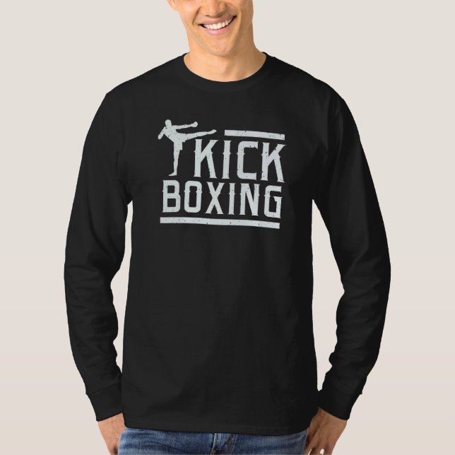 Kickboxing - boxing for Muay Thai Fighter T Shirt (Framsida)