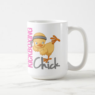 Kickboxing chick kaffemugg