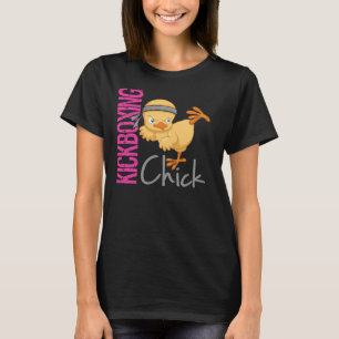 Kickboxing chick tee shirt