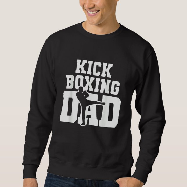 Kickboxing Dad Lång Ärmad Tröja (Framsida)
