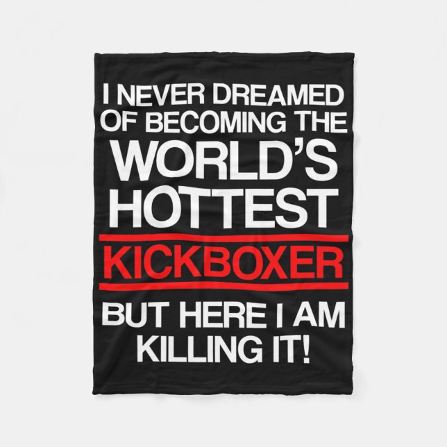 Kickboxing Dreamed Kick Boxing Workout  Fleecefilt (Framsidan)