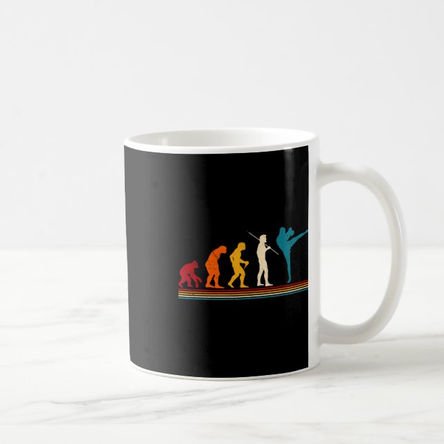 Kickboxing Evolution Kickboxer Karate Boxing Mma Kaffemugg (Höger)