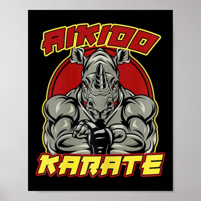 Kickboxing Grandpa Martial Arts  Poster (Framsidan)