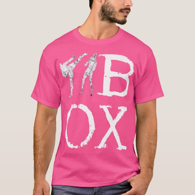 Kickboxing High Kick Boxing Tkw Mma Kung fu Fighti T Shirt (Framsida)