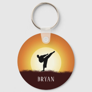 Kickboxing - Karate Keychain Nyckelring