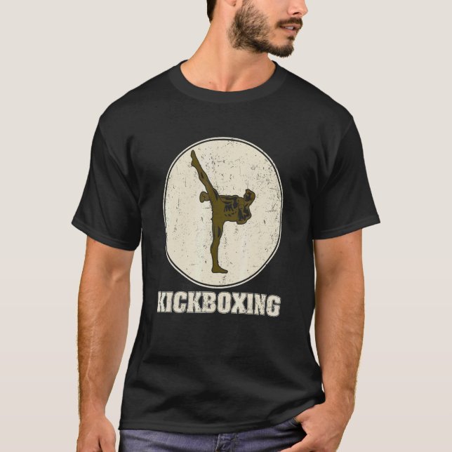 Kickboxing Karate Taekwondo Martial Training Athle T Shirt (Framsida)