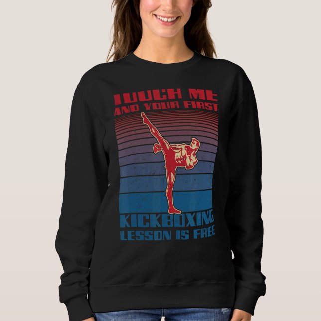 Kickboxing Karate Taekwondo Martial Training Athle T Shirt (Framsida)