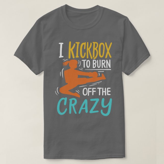 Kickboxing Kickboxer 6 T Shirt (Design framsida)