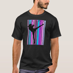 Kickboxing Kickboxer K för kvinnor 27:e födelsedag T Shirt