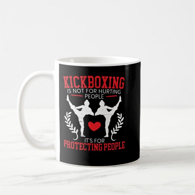  Kickboxing Kickboxer Kambat Fighting MMA Striking Kaffemugg (Vänster)