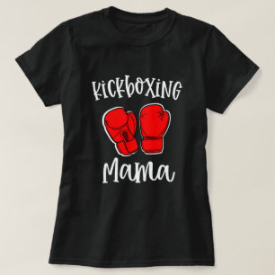 Kickboxing mammakvinna boxning klassificerar gåva t shirt