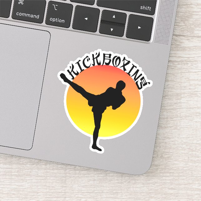 Kickboxing Martial Arts Self Defense Klistermärken (Detalj)