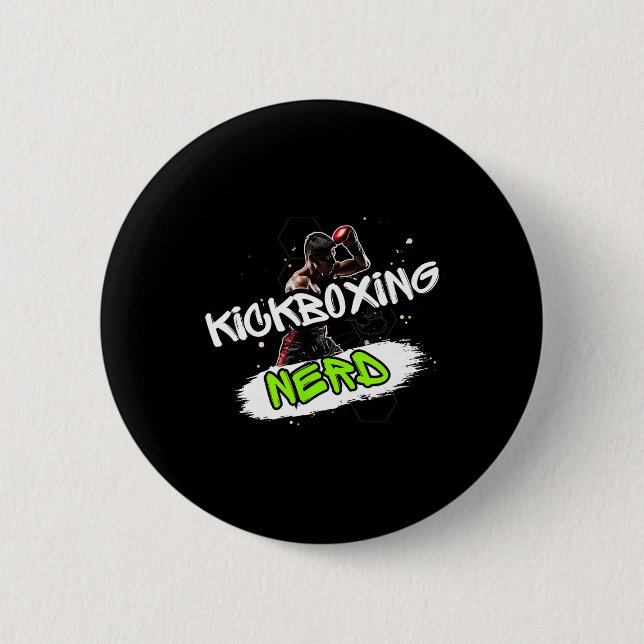 Kickboxing Nerd  Knapp (Framsida)