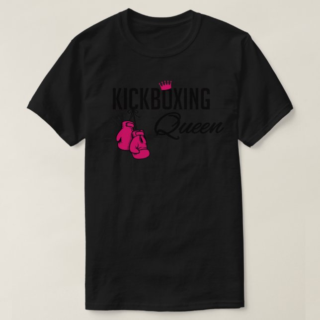 Kickboxing Queen T Shirt (Design framsida)