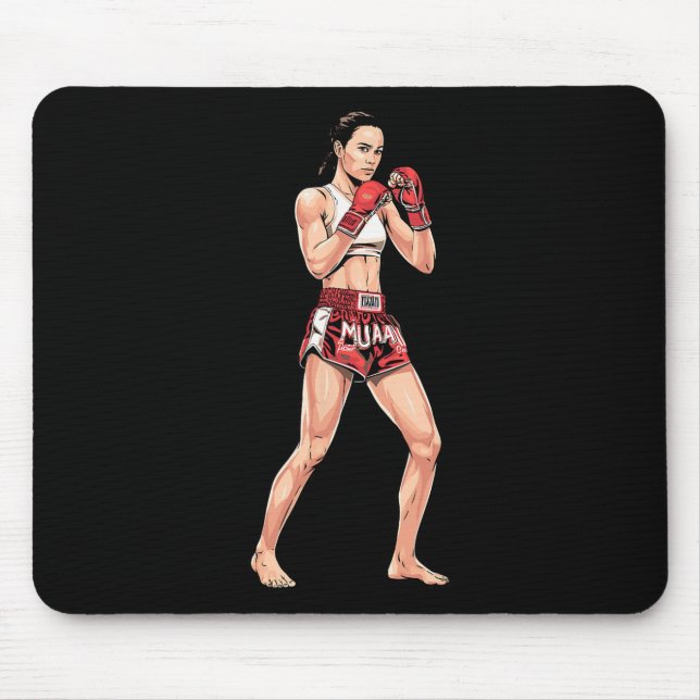 Kickboxing Stance Thai Boxing a Muay Thai Fighter Musmatta (Framsidan)