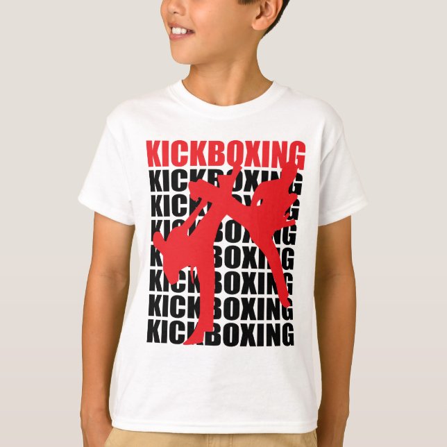 Kickboxing tänder t-shirt (Framsida)
