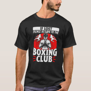 Kickboxing-Vintage om Borttappad, gå tillbaka till T Shirt