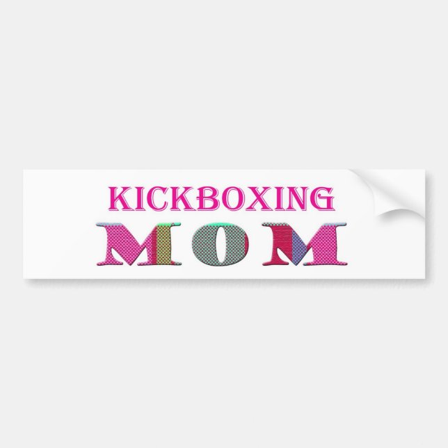 KickboxingMom Bildekal (Framsidan)