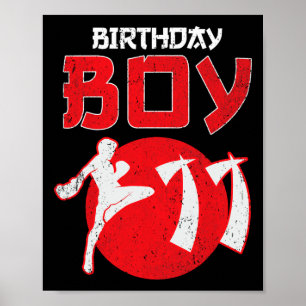 Kickboxning 11 år födelsedag Mma kampsport Poster