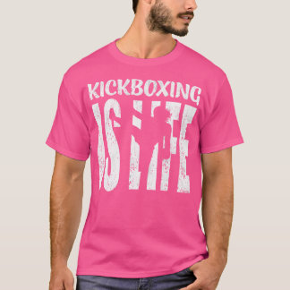 Kickboxning är liktydig konst med tjoxing Boxing F T Shirt