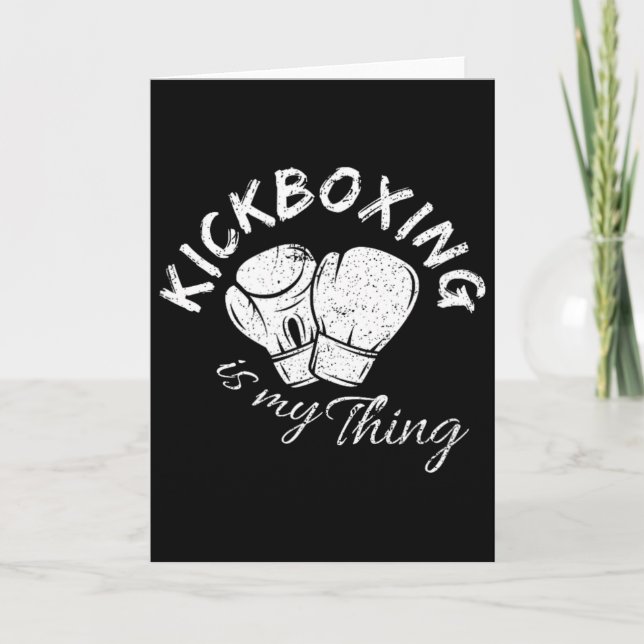 Kickboxning Är Min Grej  Kort (Framsida)