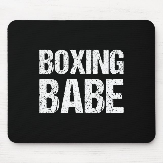 Kickboxning Boxning Bybe Tröja Musmatta (Framsidan)