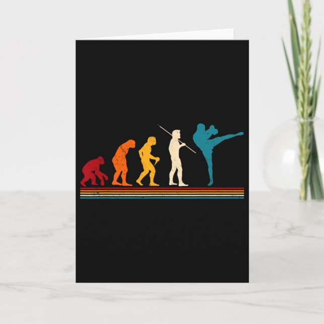 Kickboxning Evolution Kickboxare Karate Boxning MM Kort (Framsida)