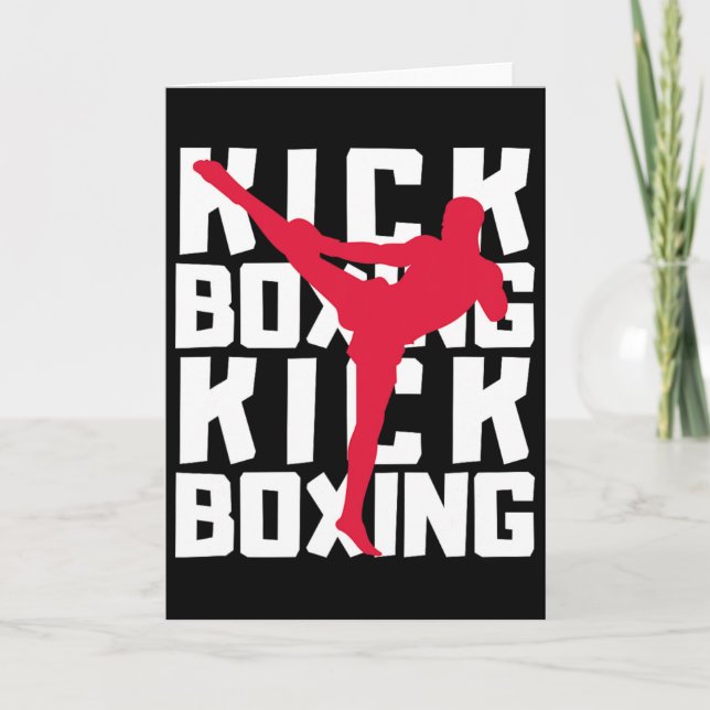Kickboxning Fighters  Kort (Framsida)