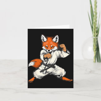 Kickboxning Fox Taekwondo Karate Mma Rolig Stridsk Kort