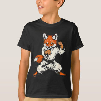 Kickboxning Fox Taekwondo Karate Mma Rolig Stridsk T Shirt