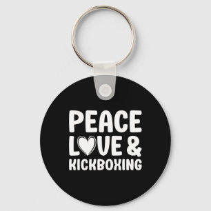 Kickboxning Jag älskar Kickboxning Kickboxare Nyckelring