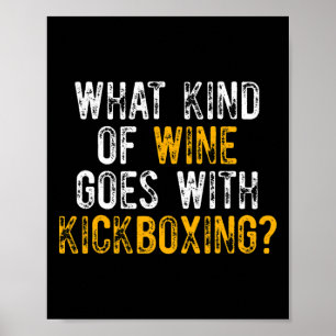 Kickboxning Kick Boxing Träning _1 Poster